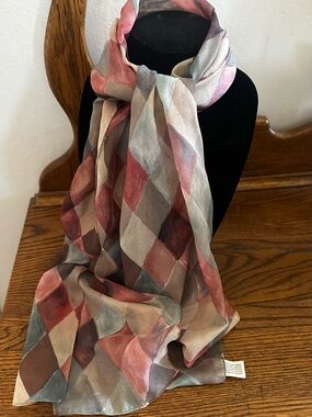 Basha Harlequin Print Scarf